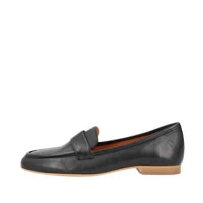 Shoedesign Copenhagen Majse loafers i sort til dame. 100% blød læder kvalitet og flot brun tidløs klassiker! Model: SD-23. 