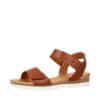 Shoedesign Copenhagen Toscana sandal dame i brun med velcro.