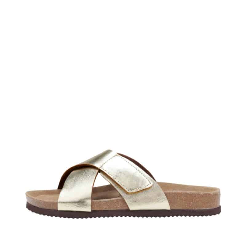 CPH Comfort Bio sandal til dame i guld med velcro