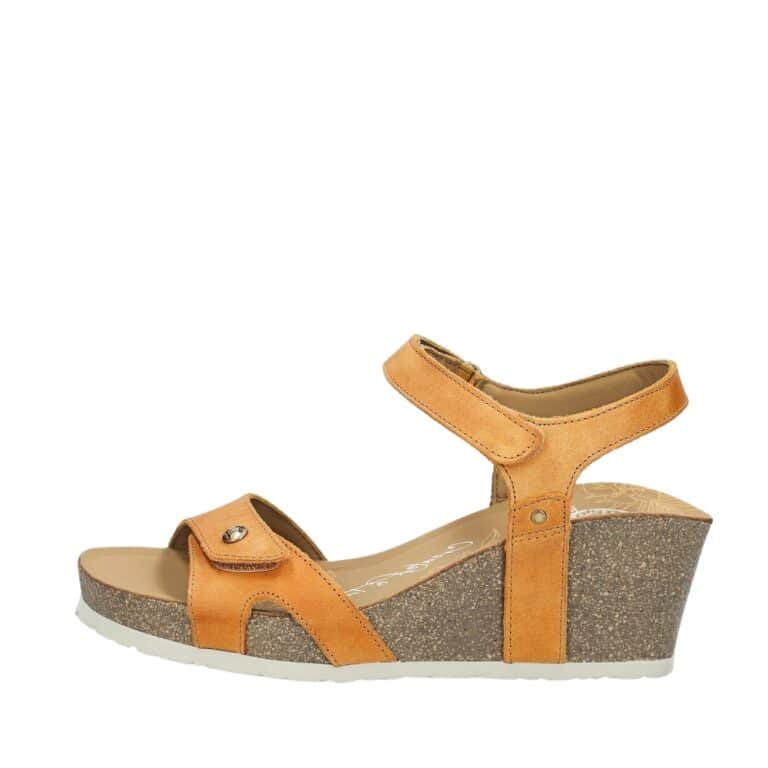 Panama Jack Julia Basics B11 sandal til dame i gul/karry