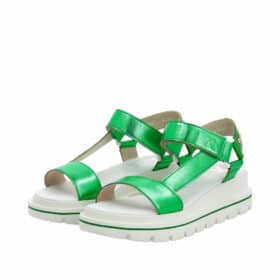 rieker-revolution-sandal-dame-grøn-W1651-52-8