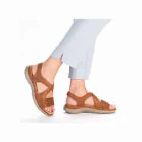 rieker-sandal-dame-brun-64878-24-10