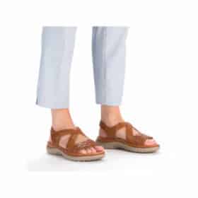 rieker-sandal-dame-brun-64878-24-9