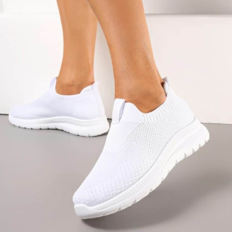Amour sneakers til dame i hvid med slip-in funktion
