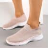 Amour sneakers til dame i rosa med moderne design og slip-in funktion