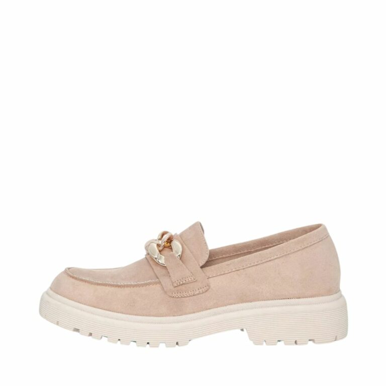 Duffy Luzzi Sette loafers til dame i beige med chunky sål