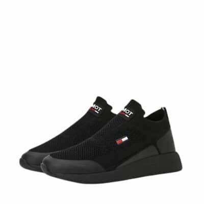 Tommy Jeans Flexi Sock Runner sneakers til herre i sort med elastisk materiale