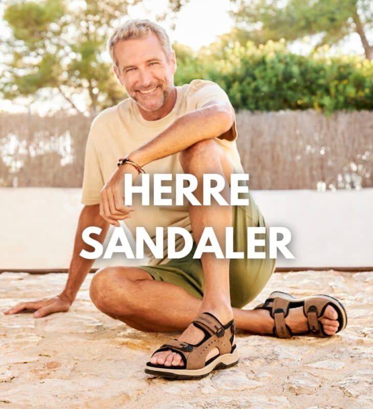 sandaler til herre