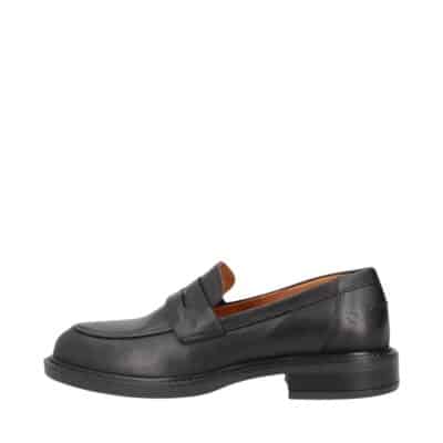 Shoedesign Copenhagen Loretta loafers til dame i sort skind