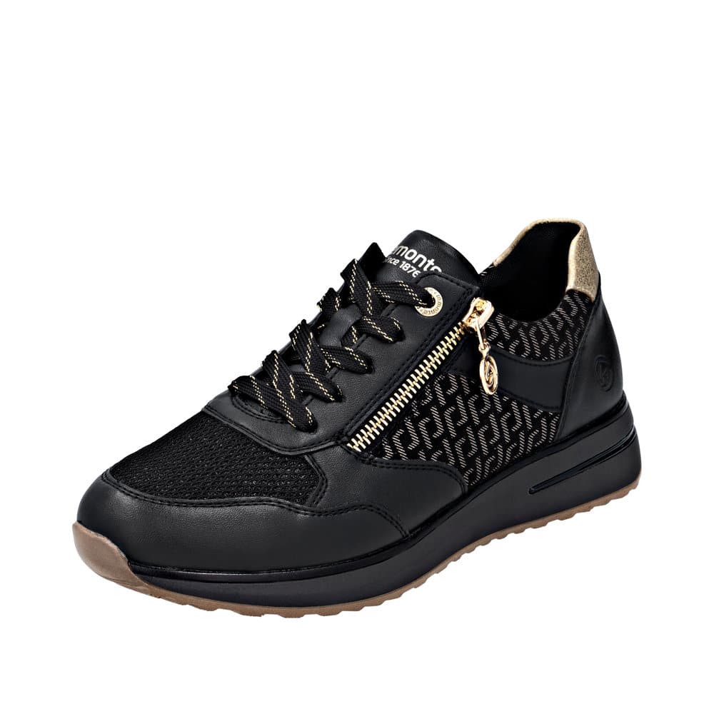 Remonte Sneakers Dame - 39 - Sort - Model: D1G08-05 - Fri fragt