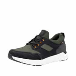 Rieker sneakers til herre i grøn med Rieker-tex og elastik bånd