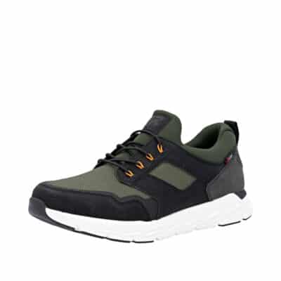 Rieker sneakers til herre i grøn med Rieker-tex og elastik bånd