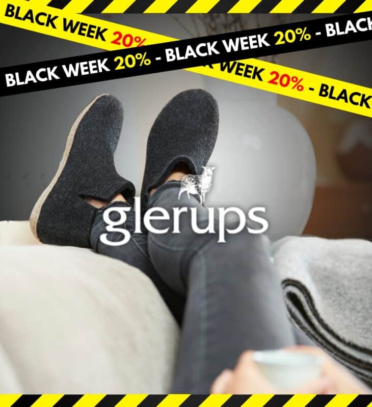 Black friday Glerups hjemmesko