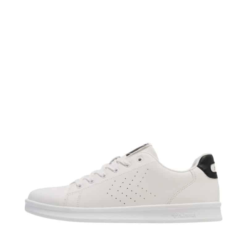 Hummel Court Line sneakers til herre i hvid med små perforeringer