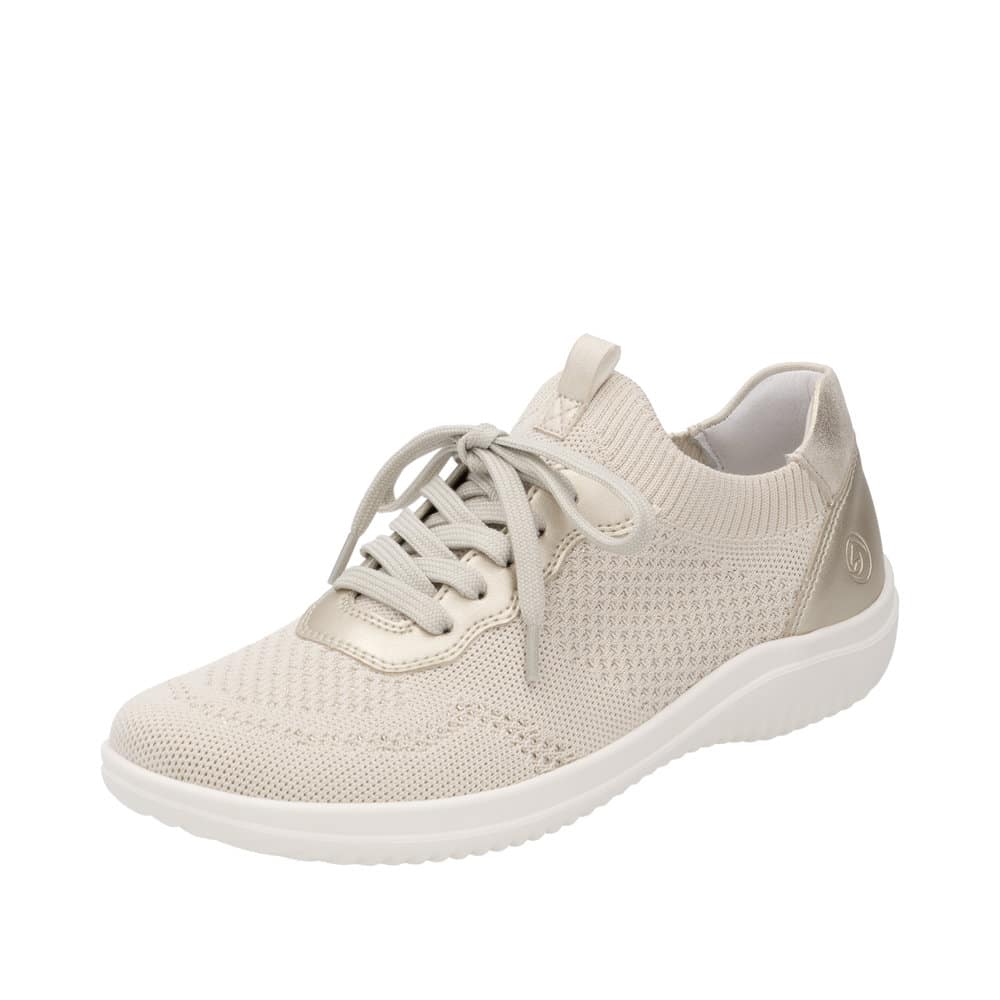 Remonte Sneakers Dame - 42 - Beige - Model: D1E05-60 - Fri fragt