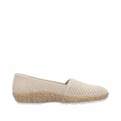 rieker-ballerinasko-dame-beige-44854-60-2