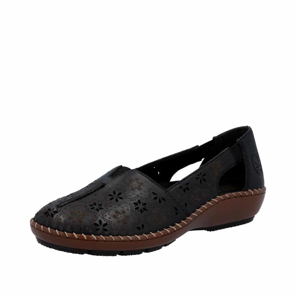 Rieker M1655 Instappers voor dames, beige, 39 EU