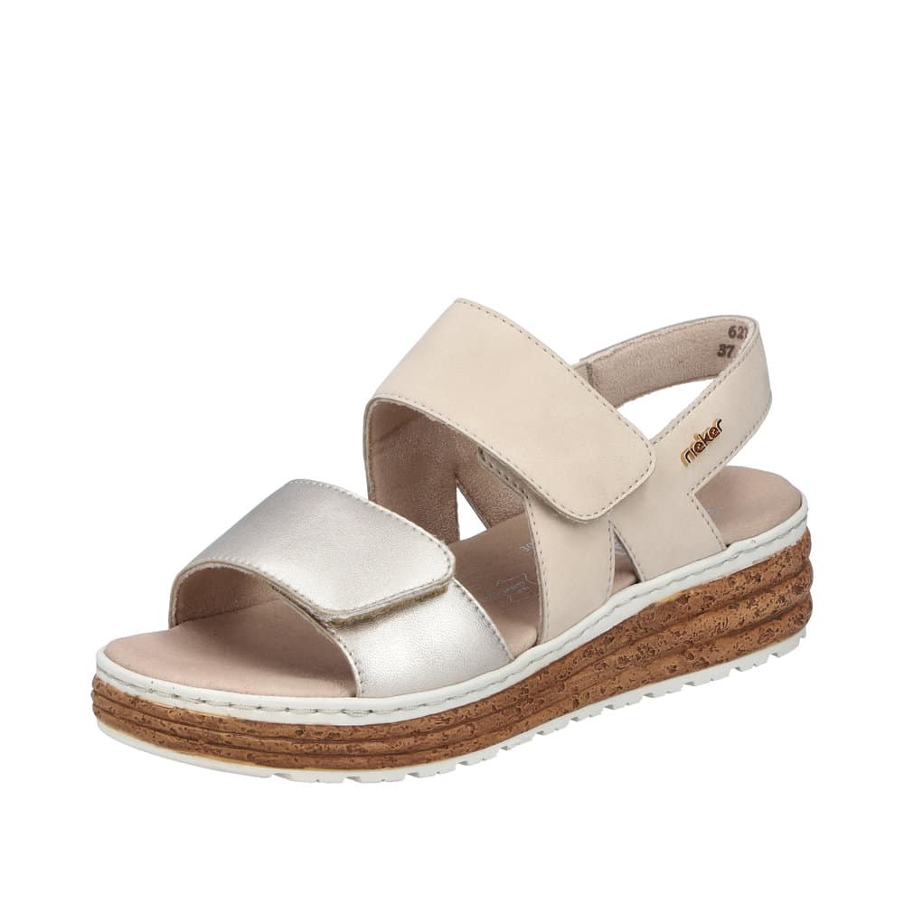 Rieker Beige Diamante Sandal
