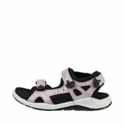 Ecco sandal til børn i flotte lyserøde farver med justerbare læder remme