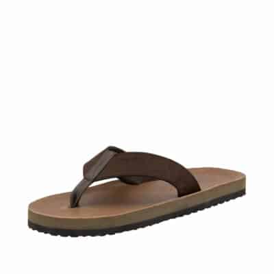 Rieker sandal til herre i brun med bløde remme.