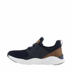 Rugged Gear Light Run sneakers til herre i blå med snørebånd og udtagelig sål