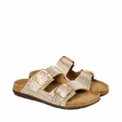 Rohde Easys N°42 sandal til dame guld mønster Damkjær Sko 》 -2