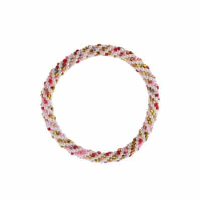 By Stær håndlavet nepal armbånd i pink/kombi