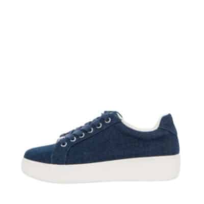 Duffy Genova Quindici sneakers til dame i jeans blå med plateausål på 4 cm.