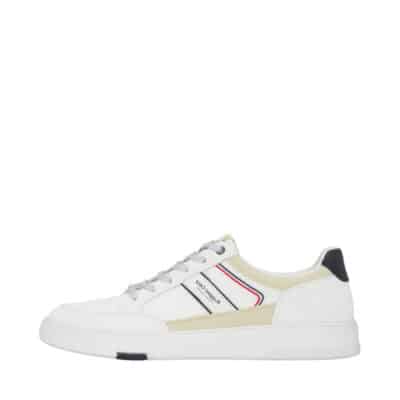 Rugged Gear Wind Tennis sneakers til herre i hvid med snørebånd og udtagelig indersål