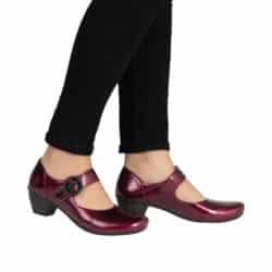 rieker-pumps-dame-rød-lak-41756-33-2