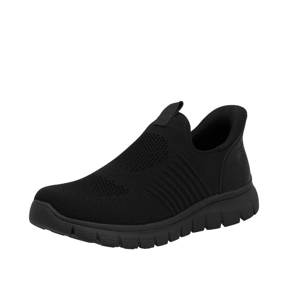 Spar: 20% - Rieker Ready 2 Go slip on Hyttesko Herre - 45 - Sort - Model: B6659-01 - Fri fragt