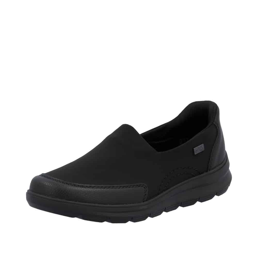 Spar: 20% - Rieker Ready 2 Go slip on Sko Dame - 38 - Sort - Model: Z0054-00 - Fri fragt