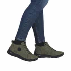 rieker-ready-2-go-stoevle-dame-grøn-44550-54-3