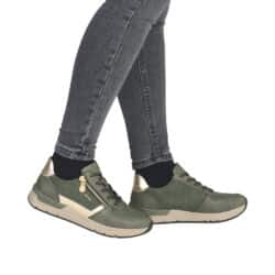 rieker-sneakers-dame-grøn-58902-54-3