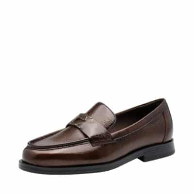 Tamaris Loafers til dame i bronze med detalhe over vristen og touch-it sål
