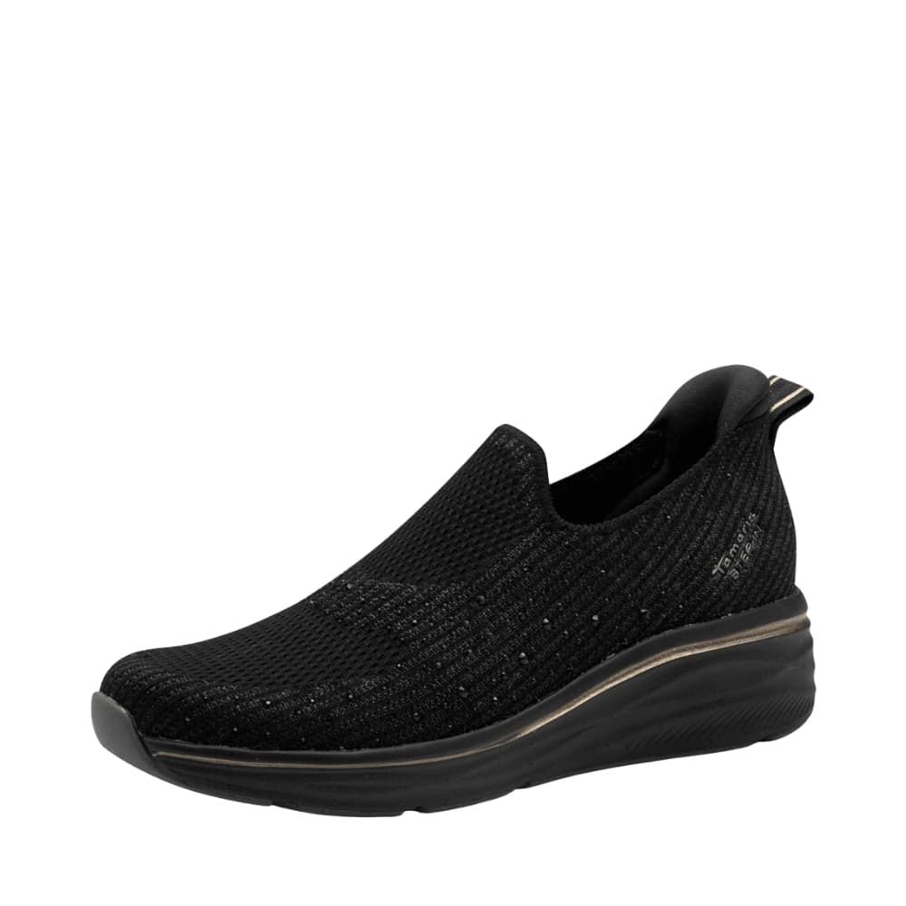 Spar: 20% - Tamaris Step-In Sko Dame - 39 - Sort - Model: 1-23787-45-001 - Fri fragt