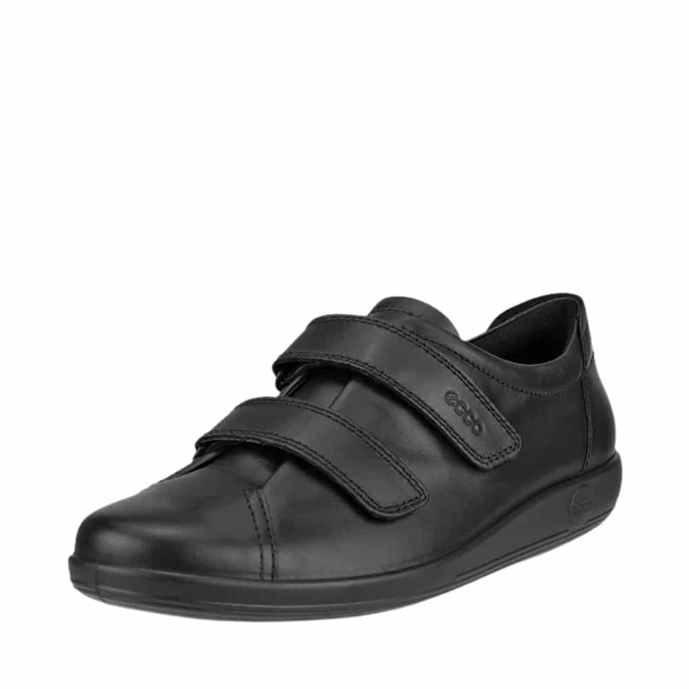 Spar: 20% - Ecco Soft 2.0 Sko Dame - 40 - Sort - Model: 206513-56723 - Fri fragt