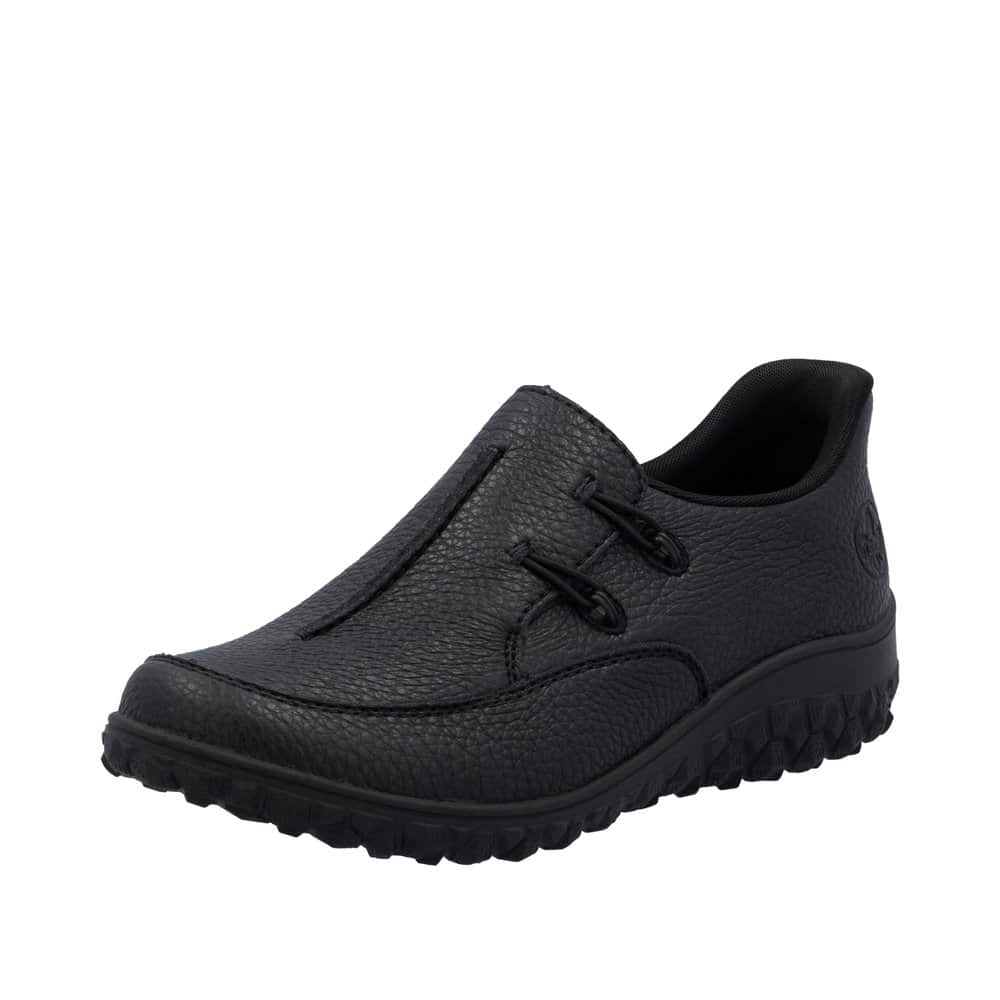 Spar: 20% - Rieker Ready 2 Go slip on Sko Dame - 36 - Sort - Model: 59559-00 - Fri fragt