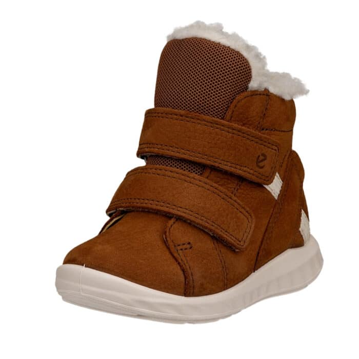 Ecco SP.1 Lite Infant støvle til børn i brun med varm foring og Ecco Waterproff membran for 100% vandtæthed