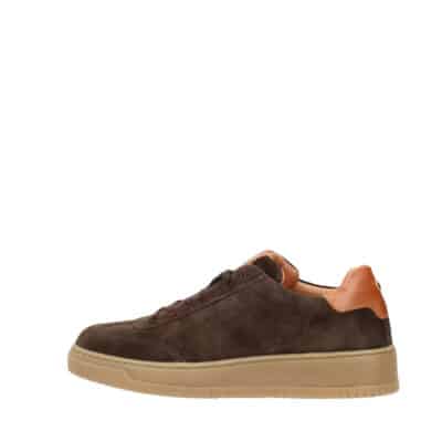 Shoedesign Copenhagen Prime Pulse SS sneakers til dame i mørkebrun ruskind med snørebånd og chunky ydersål
