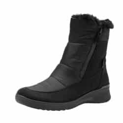 Ara støvle til dame i sort med varm foring og Gore-Tex samt udtagelig sål og to funktionelle lynlåse