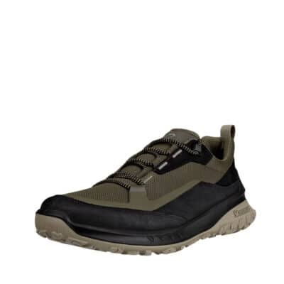 Ecco Ult-Trn sko til herre i grøn med skindoverdel samt waterproof og udtagelig sål