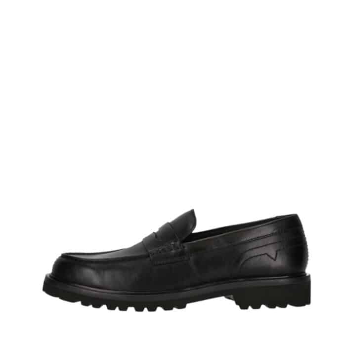 Clarks Berwick Lo Loafers til herre i sort med læderoverdel samt en blød indersål