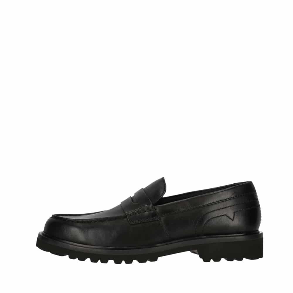 Clarks Berwick LO Loafers til herre i sort med læderoverdel samt en blød indersål