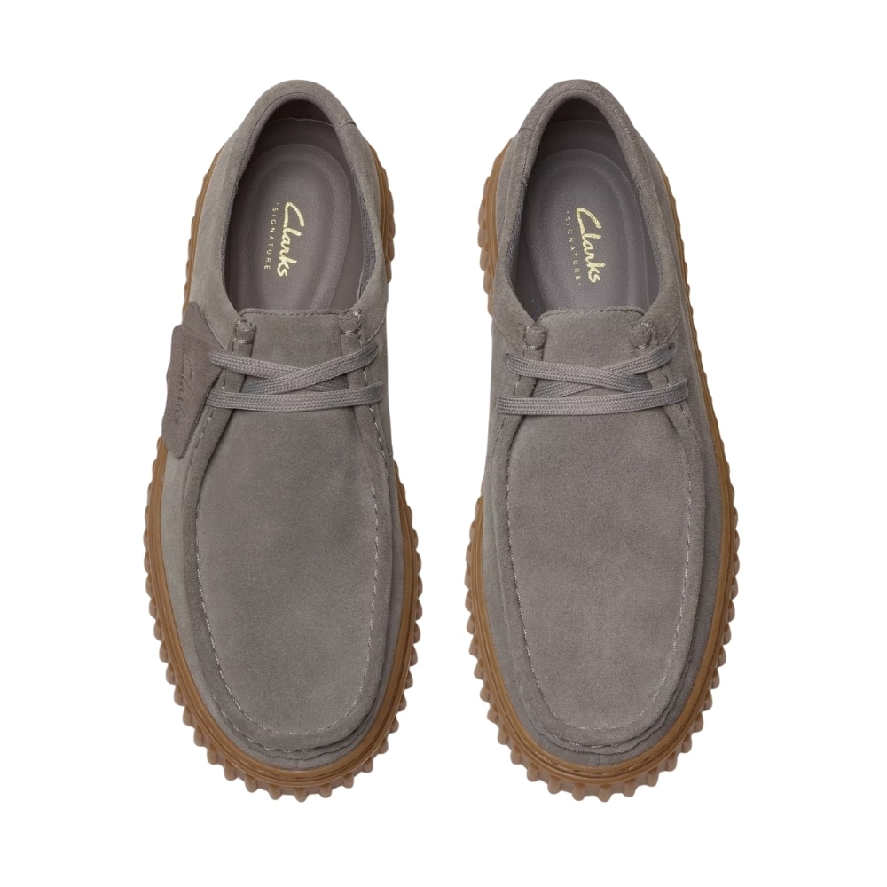 Clarks Torhill Lo sko til herre i grå | Ruskind | Damkjær Sko