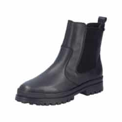 Rieker støvle til dame i sort skind med Rieker-Tex og varm foring samt Anti-slip system