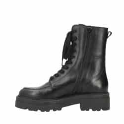 Shoedesign Copenhagen Valley støvle til dame i sort i 100% skind med en chunky ydersål samt skindsål og funktionel lynlås