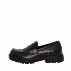 Duffy Latterico Due loafers til dame i sort med en chunky ydersål samt detalje over vristen