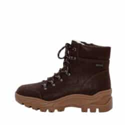 Duffy Støvle til dame i mørkebrun med varm foring og D-Tex samt en chunky ydersål