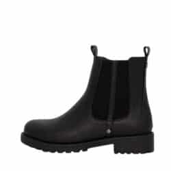 Duffy Placenza Tre støvle til dame i sort med varm foring og chunky ydersål samt funktionel lynlås